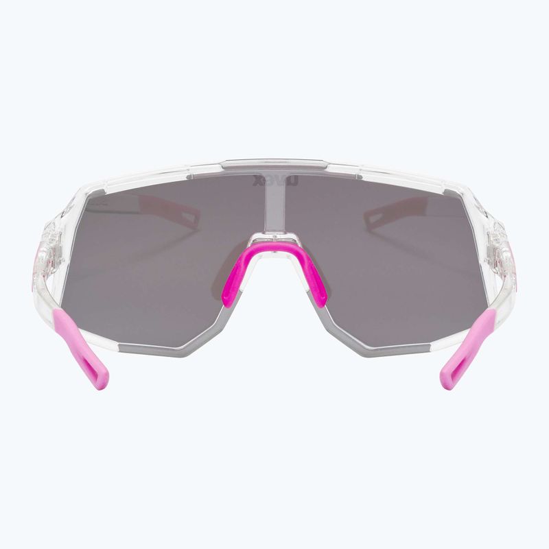 Occhiali da sole UVEX Sequenze clear/mirror pink 4