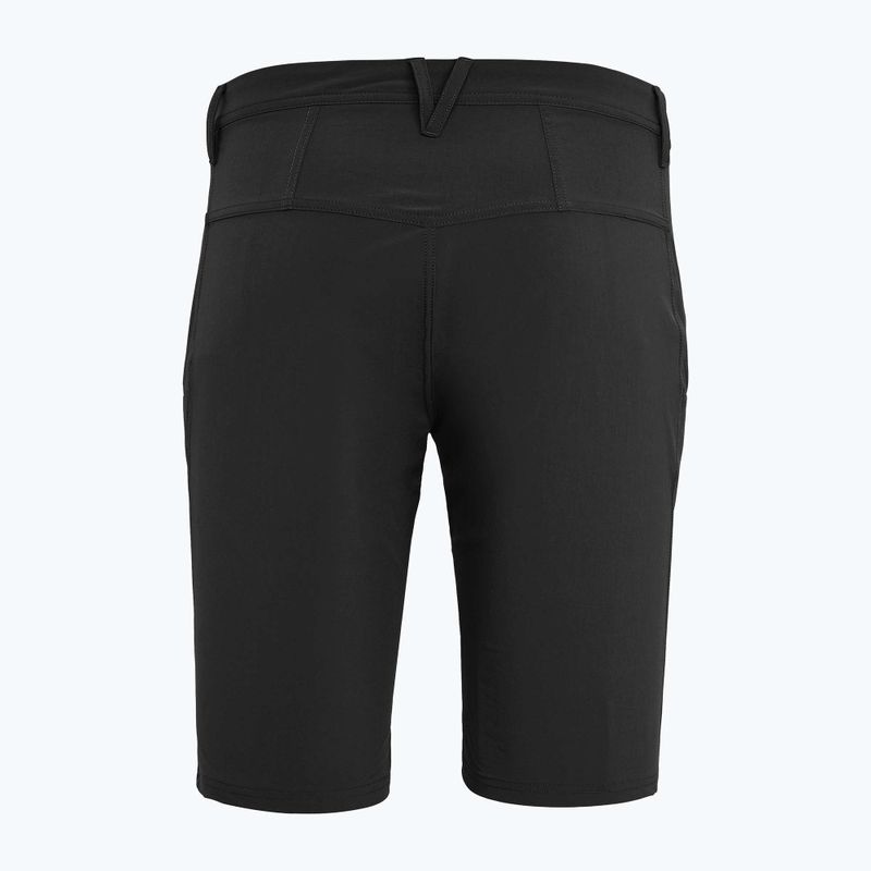 Pantaloncini da trekking Salewa Talveno DST da uomo, nero out 5
