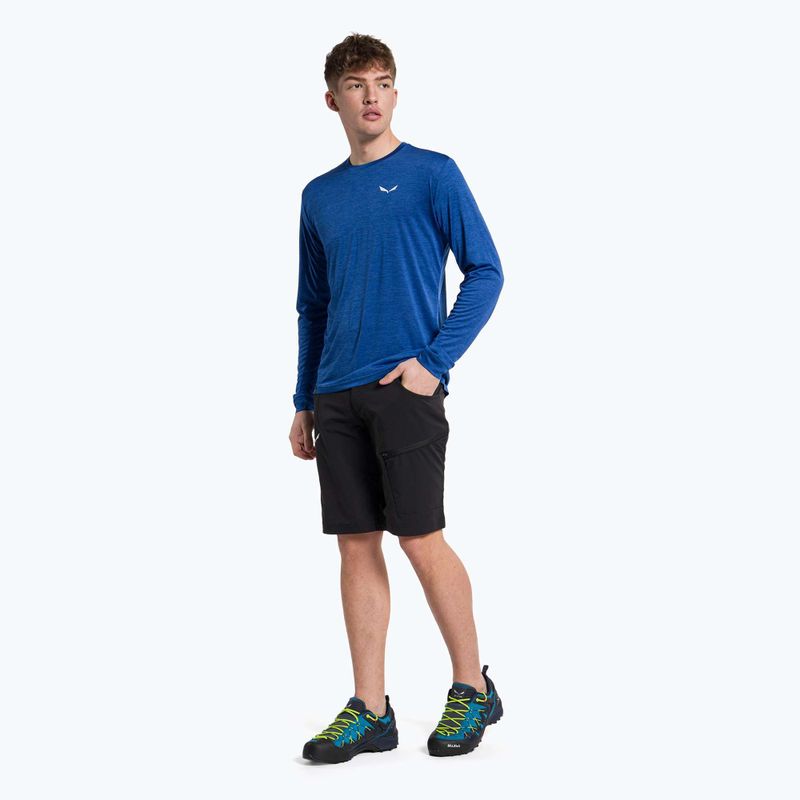 Pantaloncini da trekking Salewa Agner Light black out da uomo 2