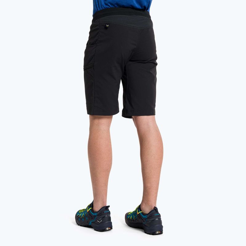 Pantaloncini da trekking Salewa Agner Light black out da uomo 3