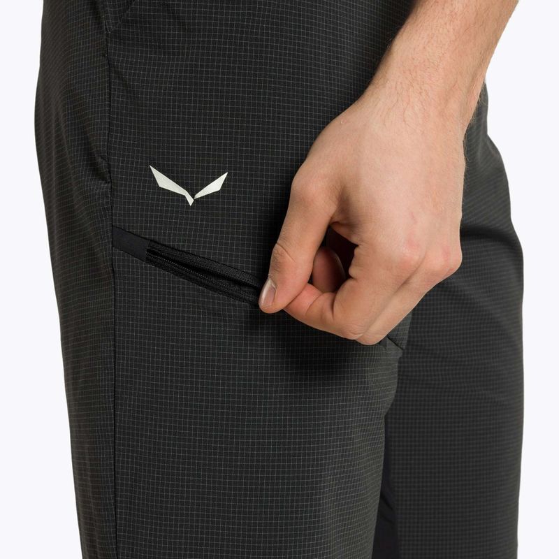 Pantaloncini da trekking da uomo Salewa Puez 3 nero out 4