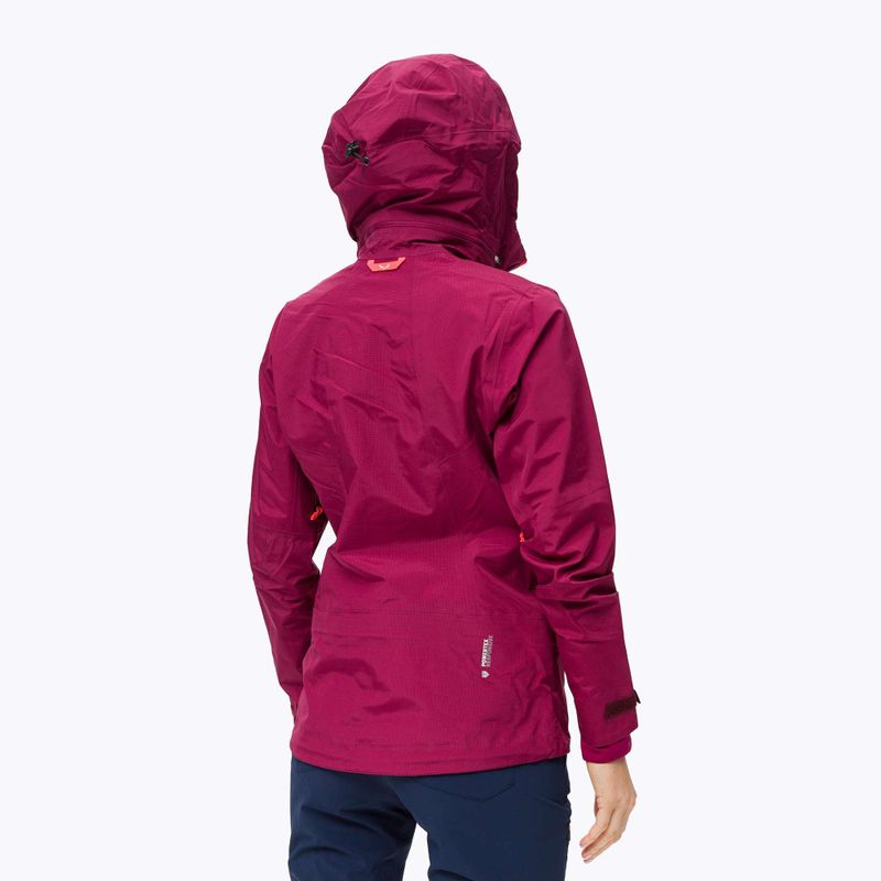 Giacca da pioggia Salewa da donna Sella Responsive rosso rodo 4