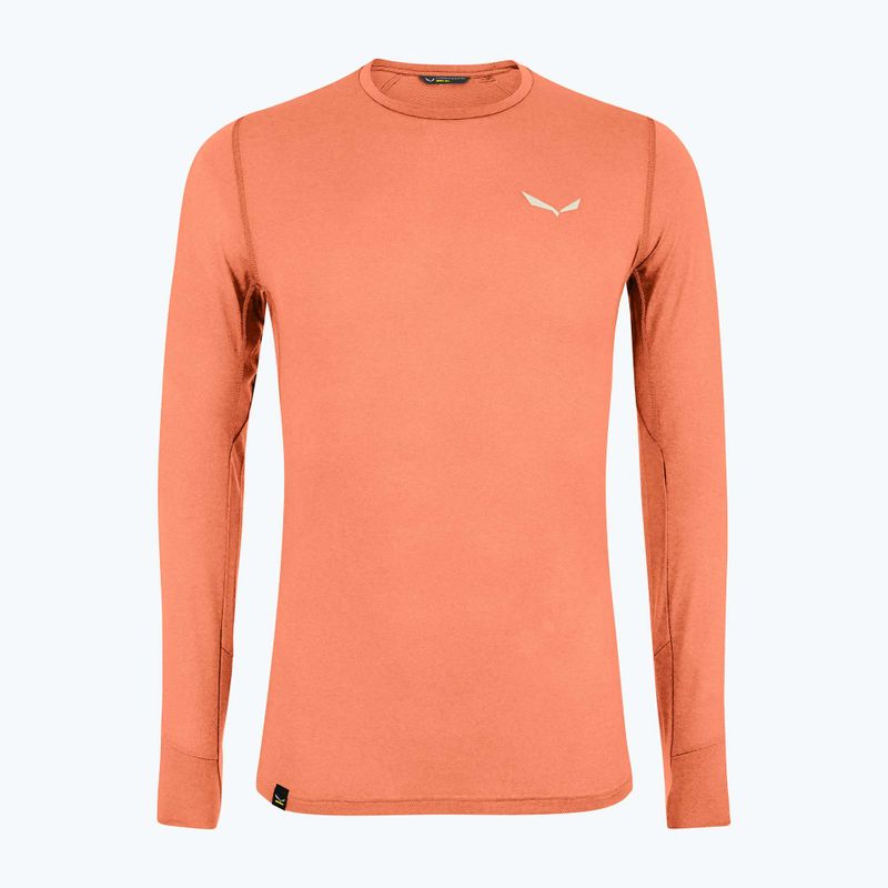 Salewa Pedroc 2 Dry uomo rosso arancio melange trekking longsleeve 5