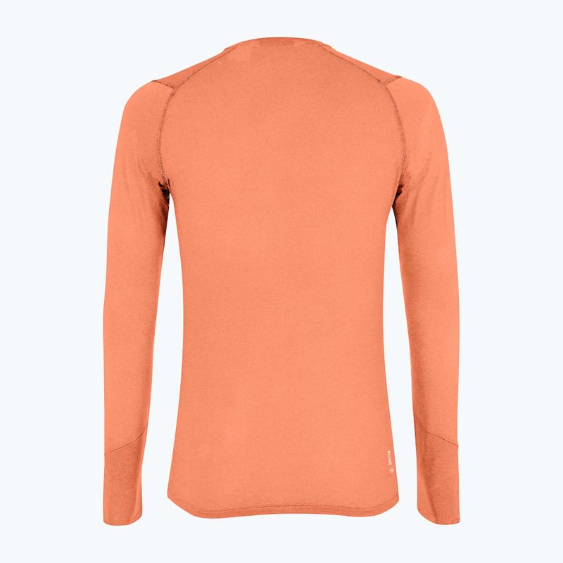Salewa Pedroc 2 Dry uomo rosso arancio melange trekking longsleeve 6