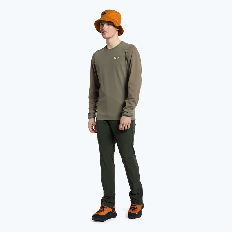 Salewa Lavaredo Hemp Print Uomo manica lunga da arrampicata con cavo bungee 2