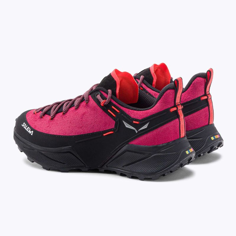 Salewa Dropline Leather scarpe da trekking da donna malva/mood/nero 3