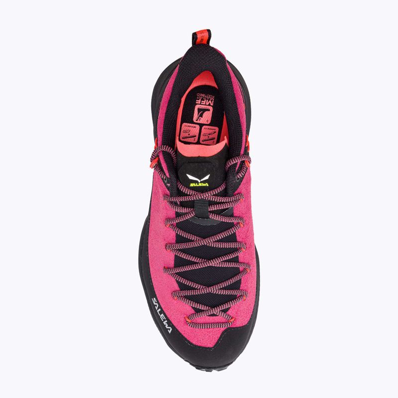 Salewa Dropline Leather scarpe da trekking da donna malva/mood/nero 6