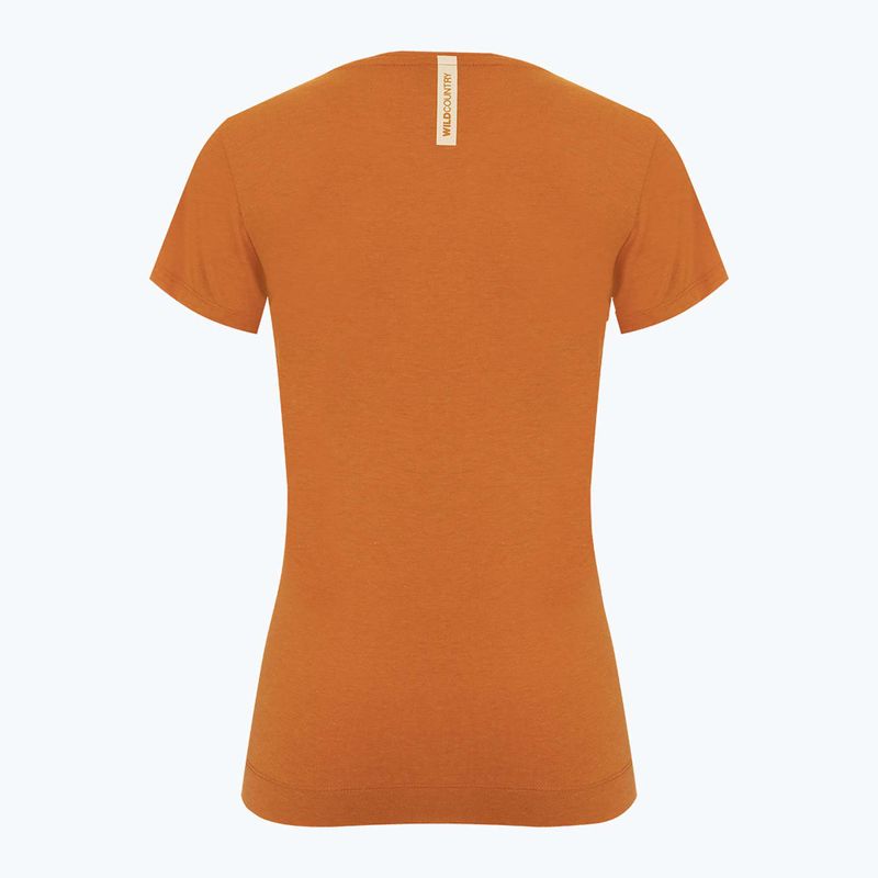 Maglietta da arrampicata Wild Country Flow sandstone donna 6