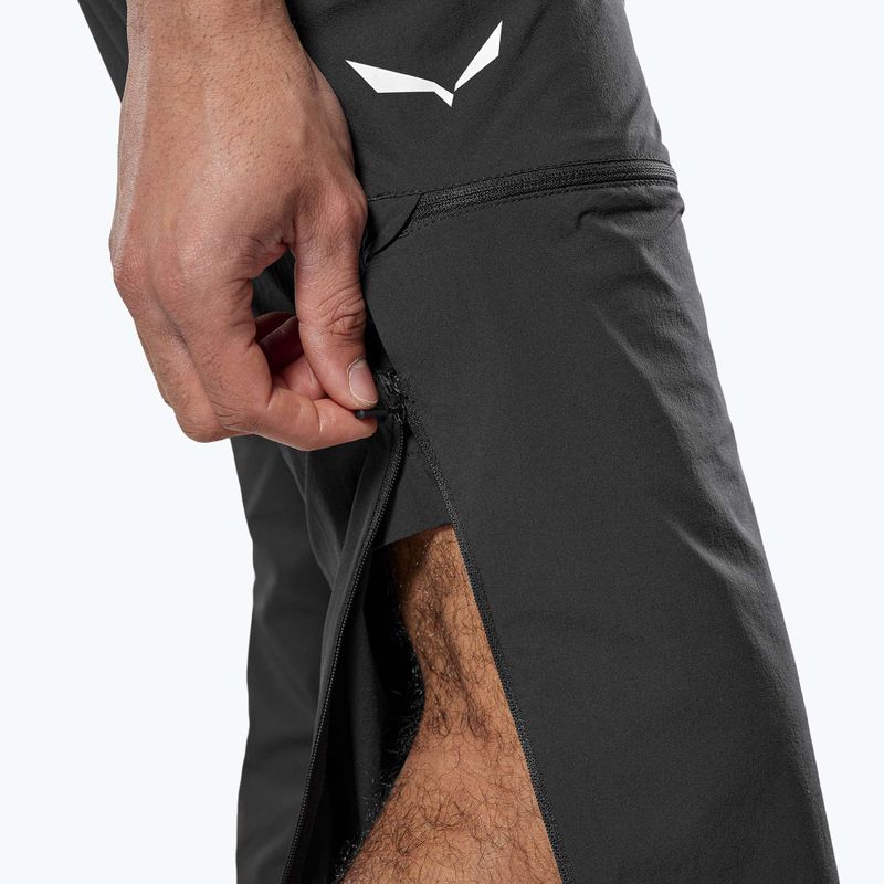 Pantaloni da trekking da uomo Salewa Puez Talveno Dst 2/1 nero out 4