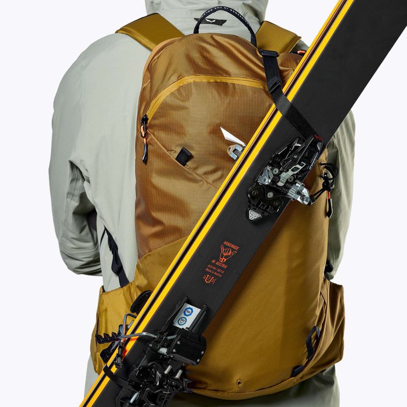 Zaino da sci Salewa Sella Free 22 l marrone dorato 5