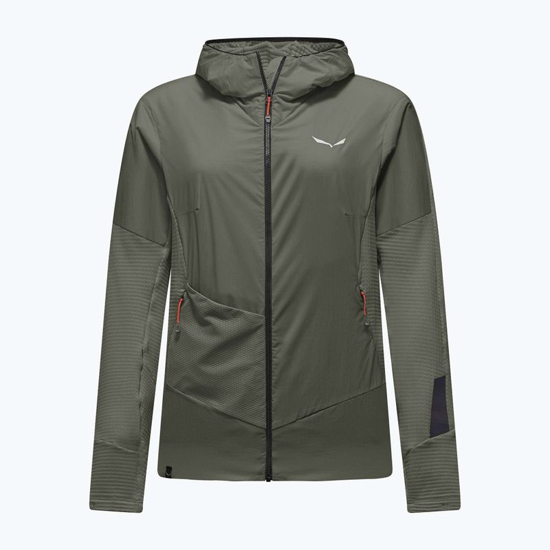 Giacca antivento donna Salewa Pedroc Polarlite Wind Hood faded green 7