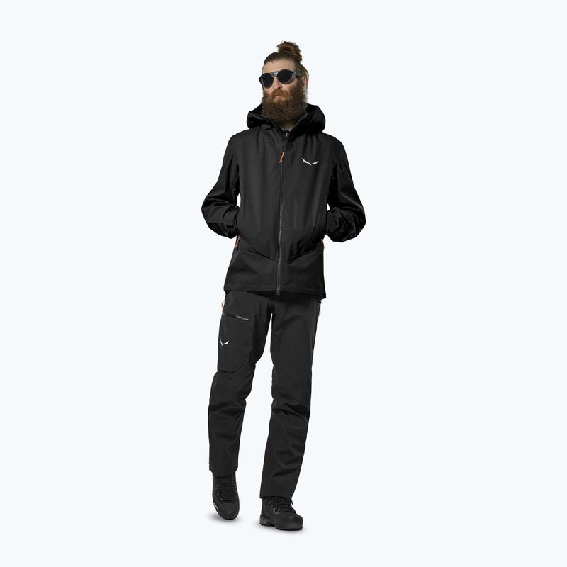 Giacca impermeabile uomo Salewa Ortles GTX 3L EPE black 2