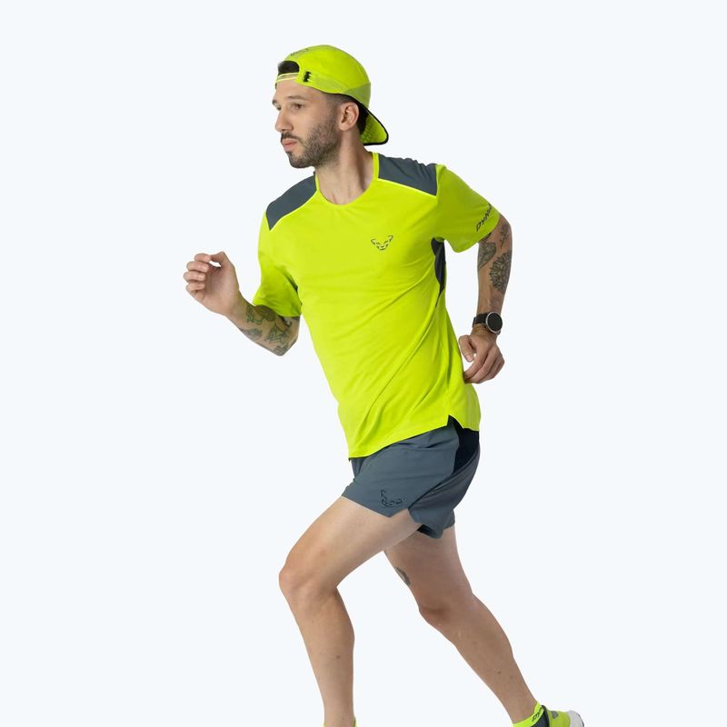 Maglietta da corsa da uomo DYNAFIT Sky ultra yellow 2