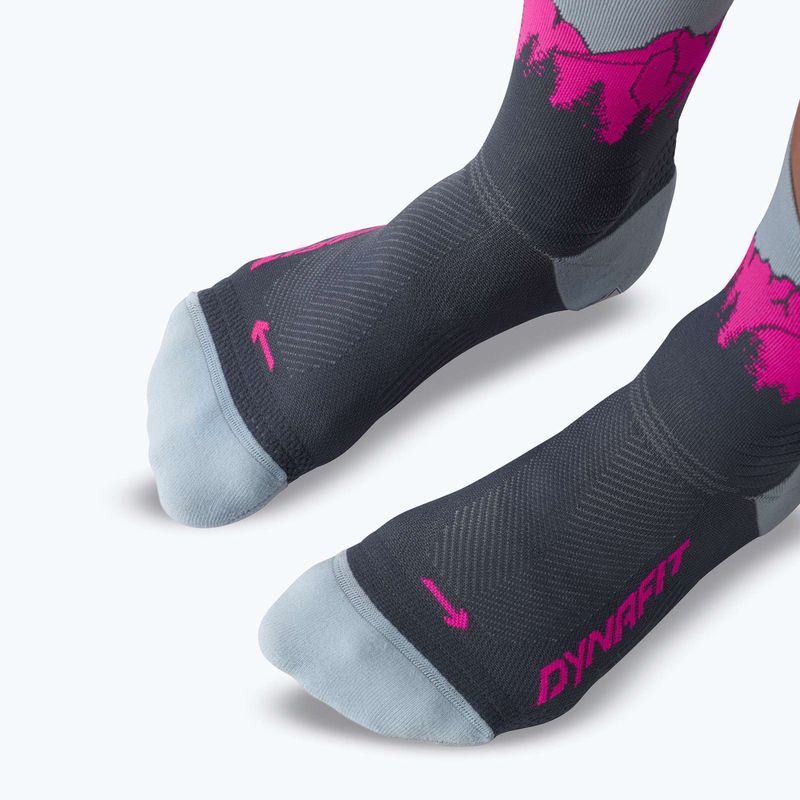 Calzini DYNAFIT Traverse Crew cinder pink glo/6070 8