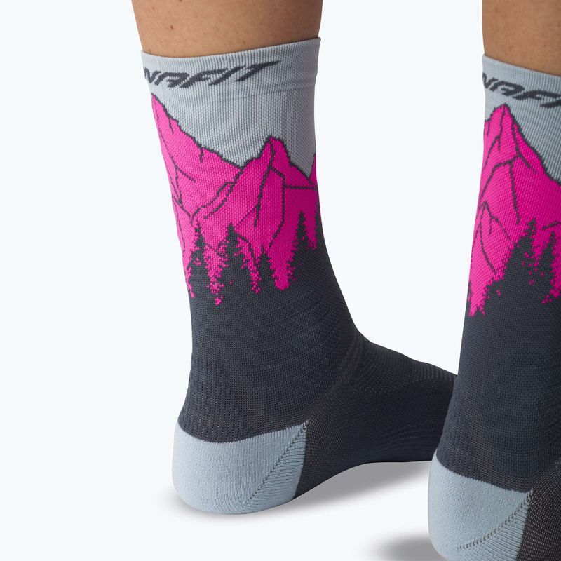 Calzini DYNAFIT Traverse Crew cinder pink glo/6070 9