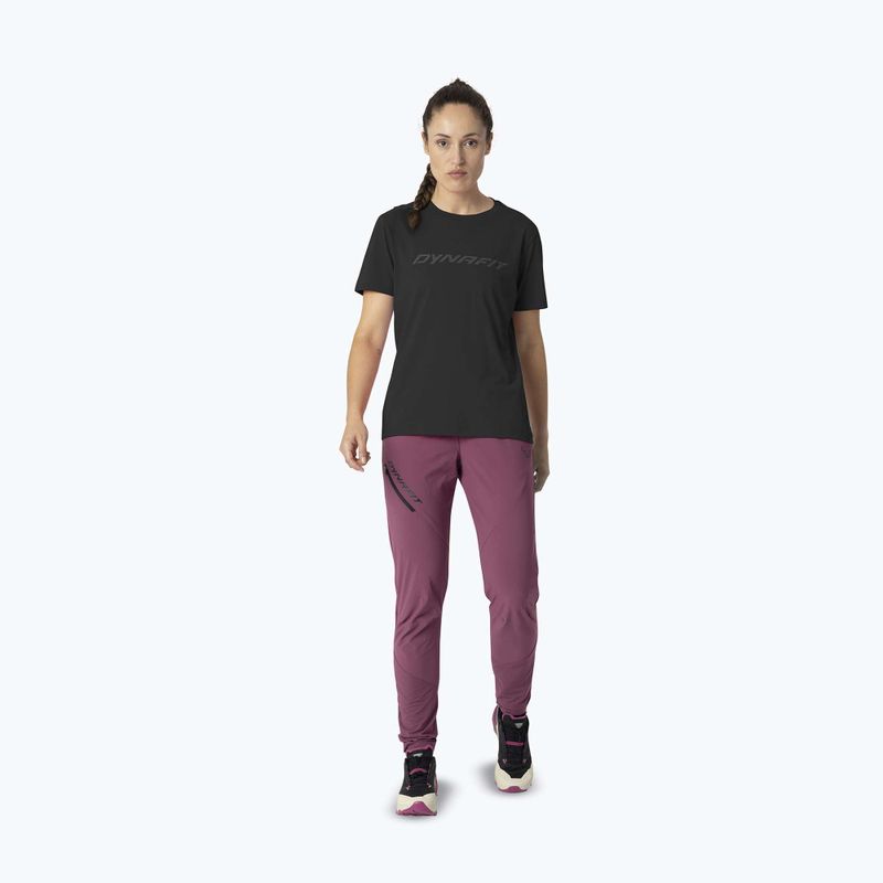 Maglietta da trekking da donna DYNAFIT Traverse black out 2