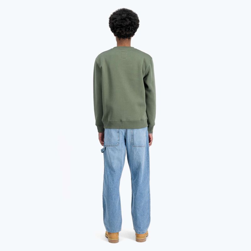 Alpha Industries felpa Basic oliva scuro da uomo 3