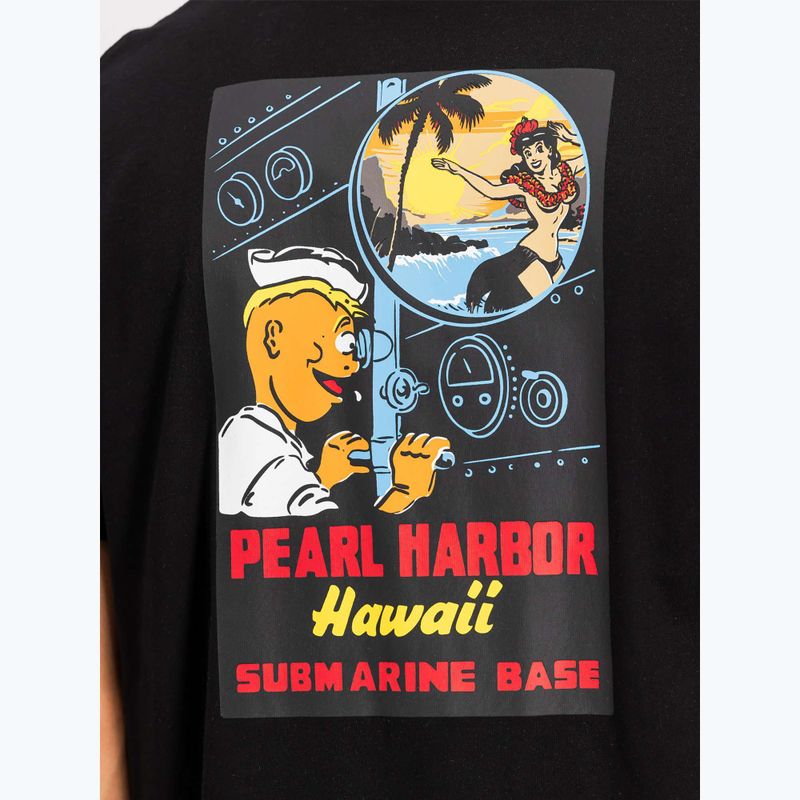 Alpha Industries - T-shirt da uomo con stampa posteriore Pearl Harbor - nero 6