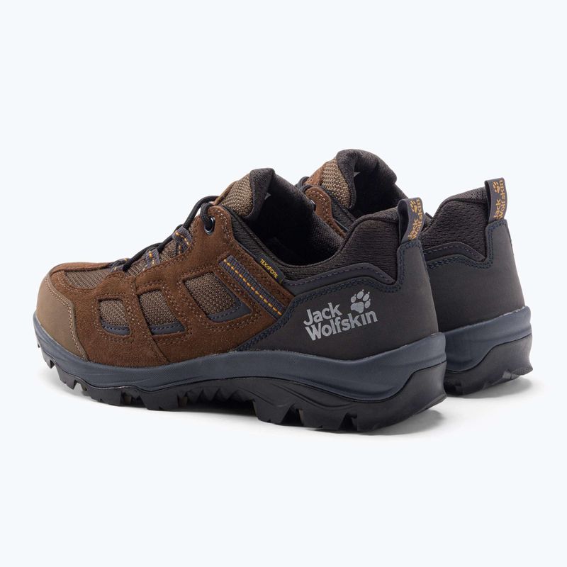 Jack Wolfskin stivali da trekking da uomo Vojo 3 Texapore Low marrone/phantom 3