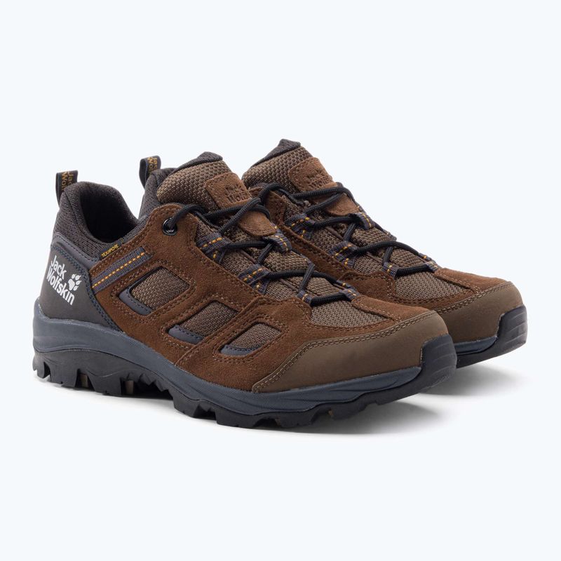 Jack Wolfskin stivali da trekking da uomo Vojo 3 Texapore Low marrone/phantom 5