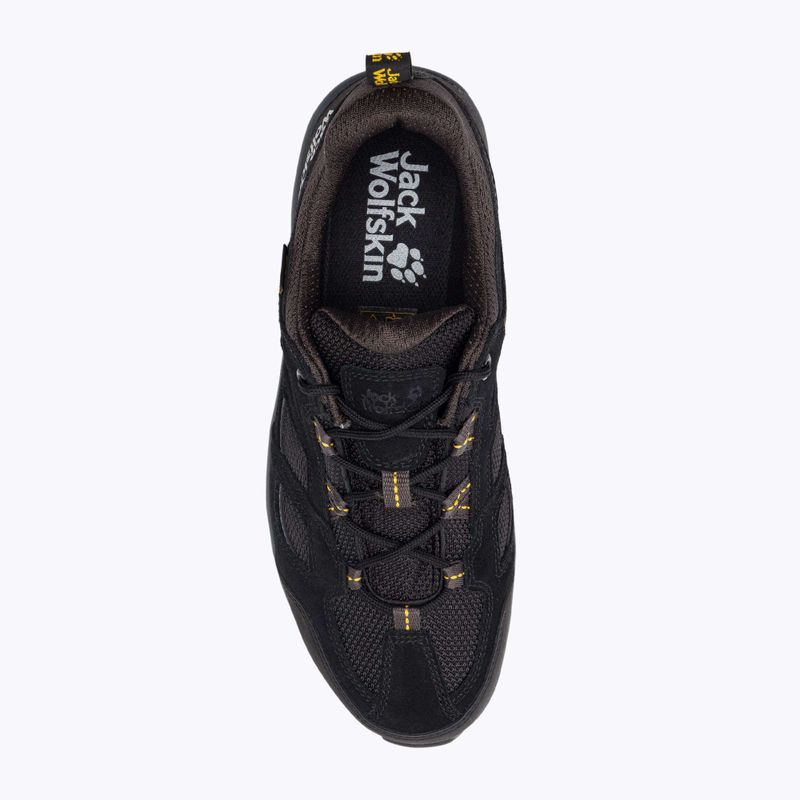 Jack Wolfskin scarpe da trekking da uomo Vojo 3 Texapore Low nero/giallo bordeaux xt 6