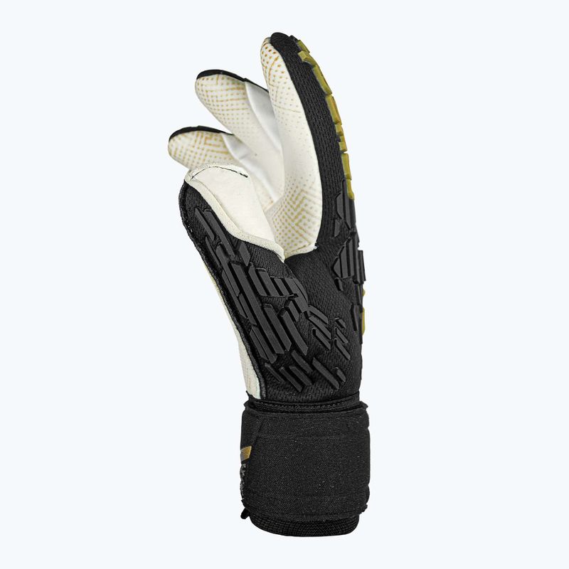 Guanto da portiere Reusch Attrakt Freegel Gold X GluePrint Finger Support nero/oro 4