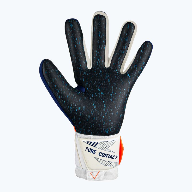 Guanti da portiere Reusch Pure Contact Fusion premium blu/arancio elettrico/nero 3