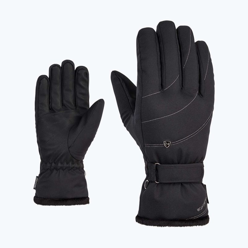 Guanti da sci da donna ZIENER Kahli PR nero 2
