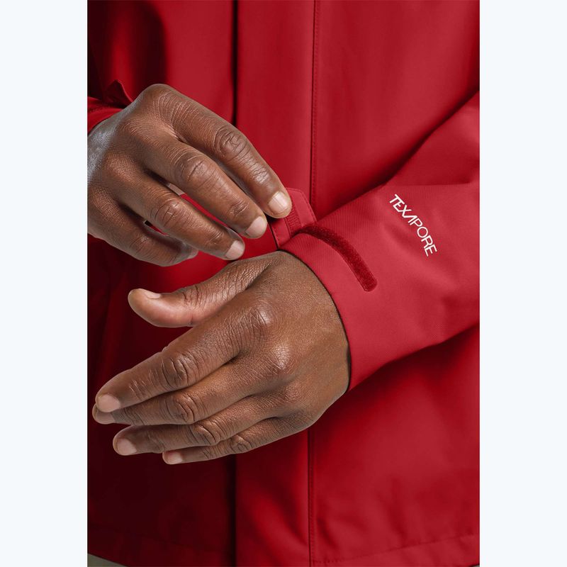 Jack Wolfskin Trailtime 2L giacca da pioggia da uomo rosso adrenalina 5