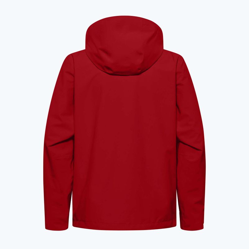 Jack Wolfskin Trailtime 2L giacca da pioggia da uomo rosso adrenalina 7