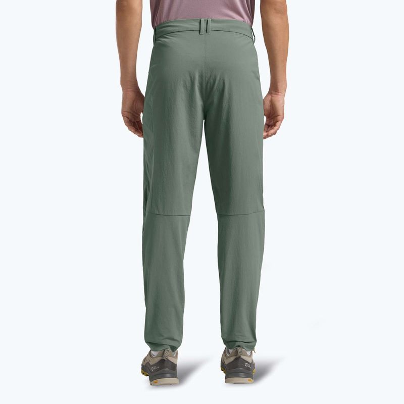 Pantaloni da trekking Jack Wolfskin da uomo Hikeout verde ardesia 3