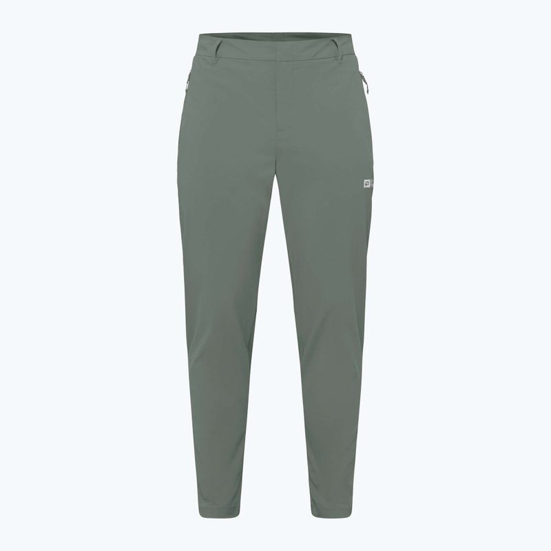 Pantaloni da trekking Jack Wolfskin da uomo Hikeout verde ardesia 7