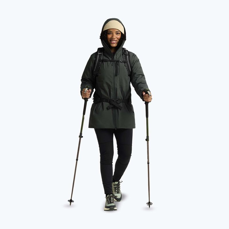 Piumino da donna Jack Wolfskin Icecape 2L Down Ins Rds slate green 2