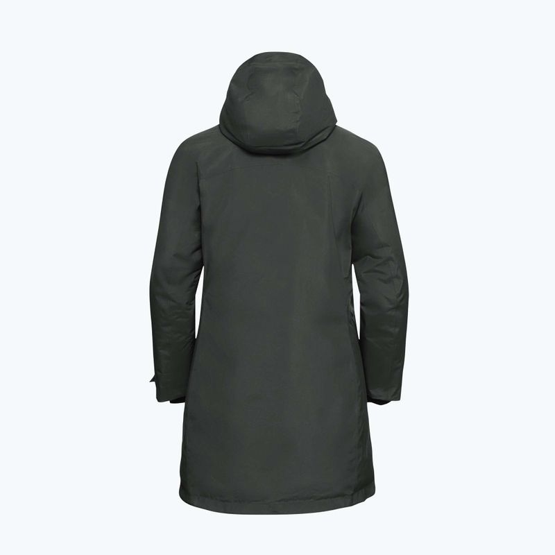 Piumino da donna Jack Wolfskin Icecape 2L Down Ins Rds slate green 8