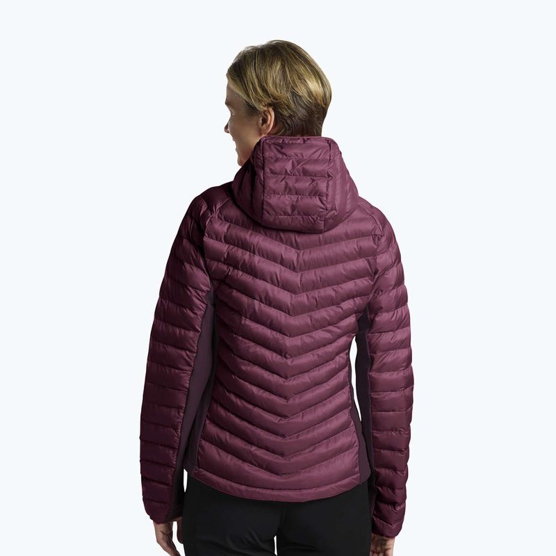 Giacca imbottita da donna Jack Wolfskin Routeburn Pro Ins raisin 3