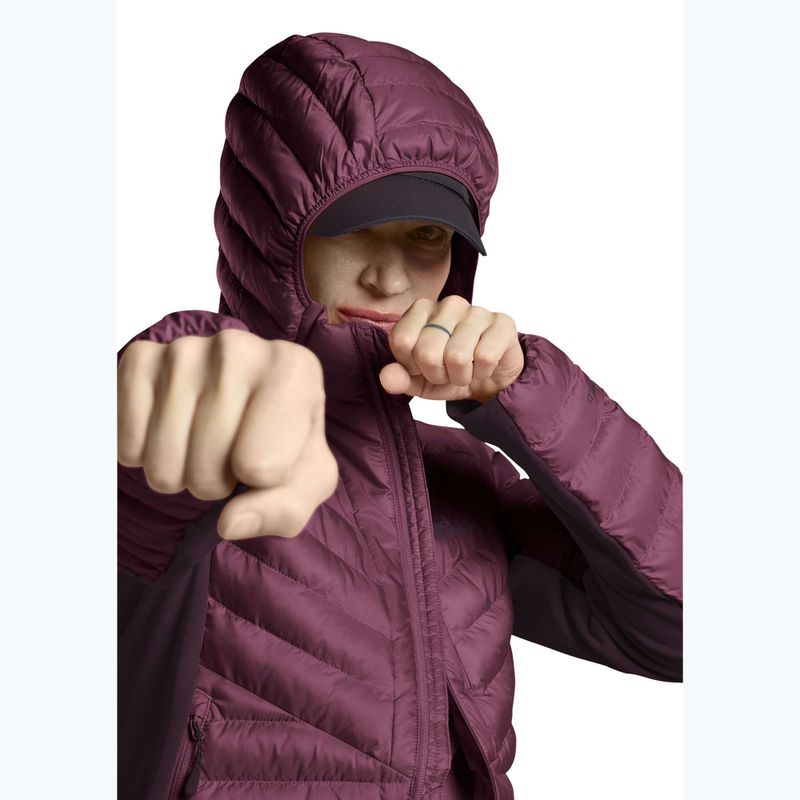 Giacca imbottita da donna Jack Wolfskin Routeburn Pro Ins raisin 5