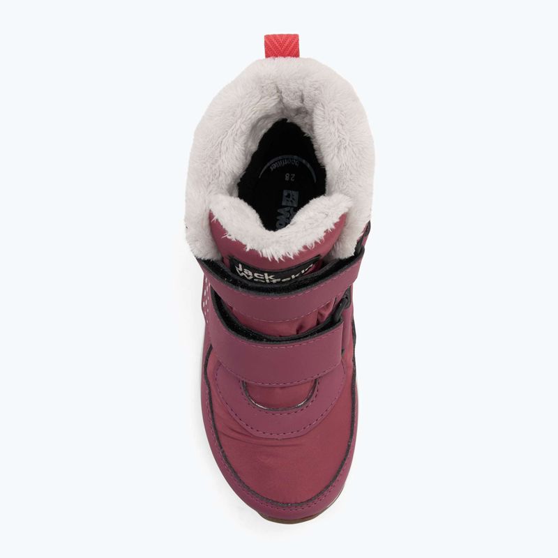 Scarpe per bambini Jack Wolfskin Polar Bear-B Texapore Mid Vc raisin 5