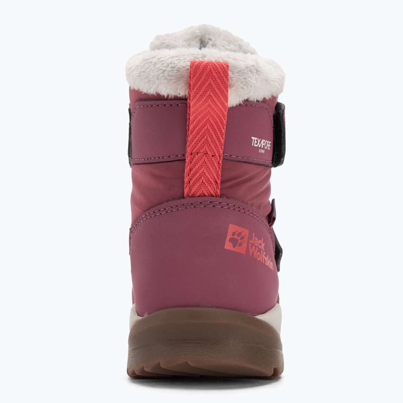 Scarpe per bambini Jack Wolfskin Polar Bear-B Texapore Mid Vc raisin 6