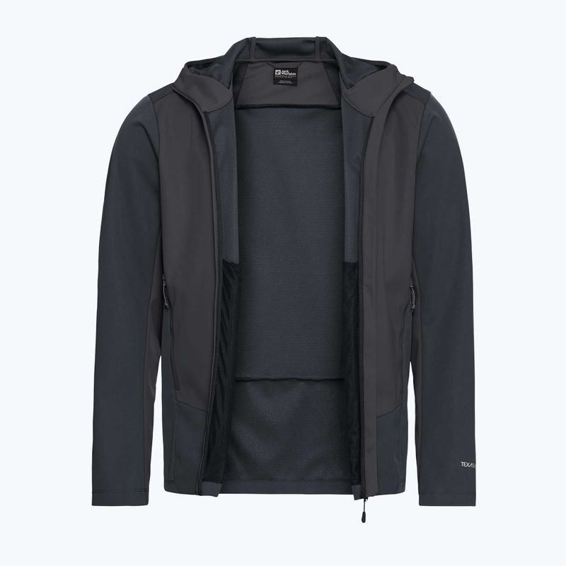 Giacca softshell da uomo Jack Wolfskin Skyvail phantom 8