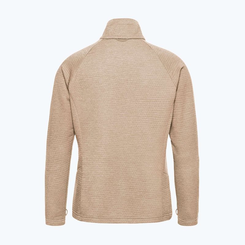 Felpa in pile da donna Jack Wolfskin Anytrail Full Zip oat 8
