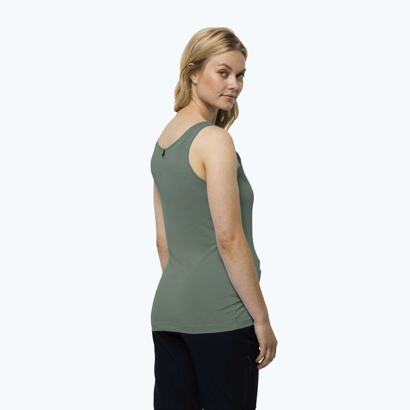 Maglietta da trekking Jack Wolfskin donna Pack & Go Tank verde picnic 2