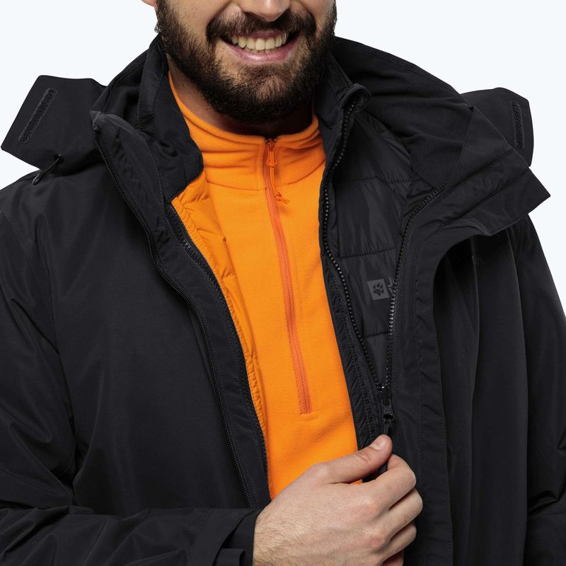 Jack Wolfskin uomo senza maniche da trekking Lapawa Ins nero 3