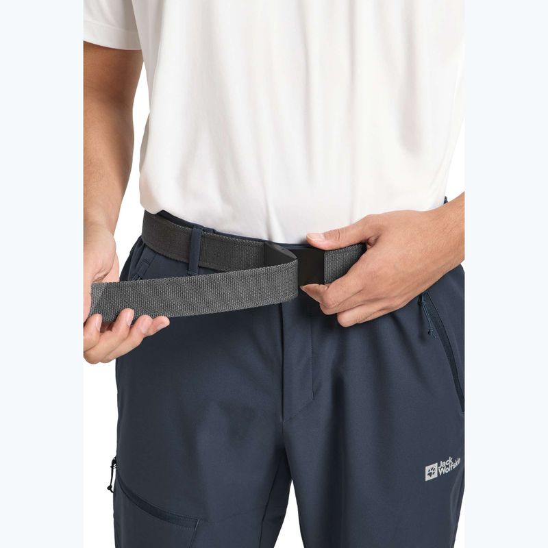 Cintura per pantaloni Jack Wolfskin Hidden grigio scuro 6