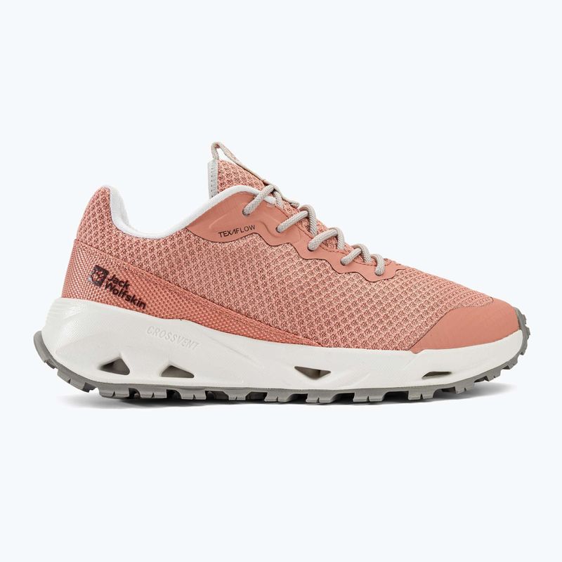 Stivali da trekking Jack Wolfskin da donna Prelight Vent Low rosa alba 2