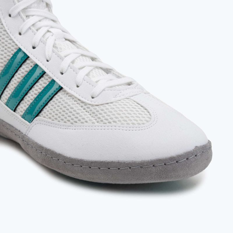 Scarpe da boxe adidas Combat Speed.4 calzature white/purple team/grey three 7