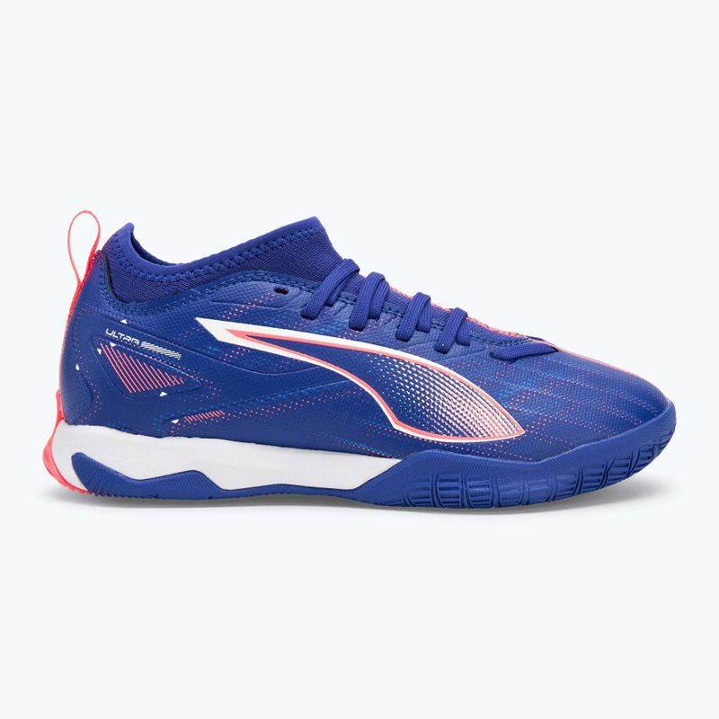 Scarpe da calcio PUMA Ultra 5 Match It + Mid Jr da bambino lapislazzuli/puma bianco/tramonto 2