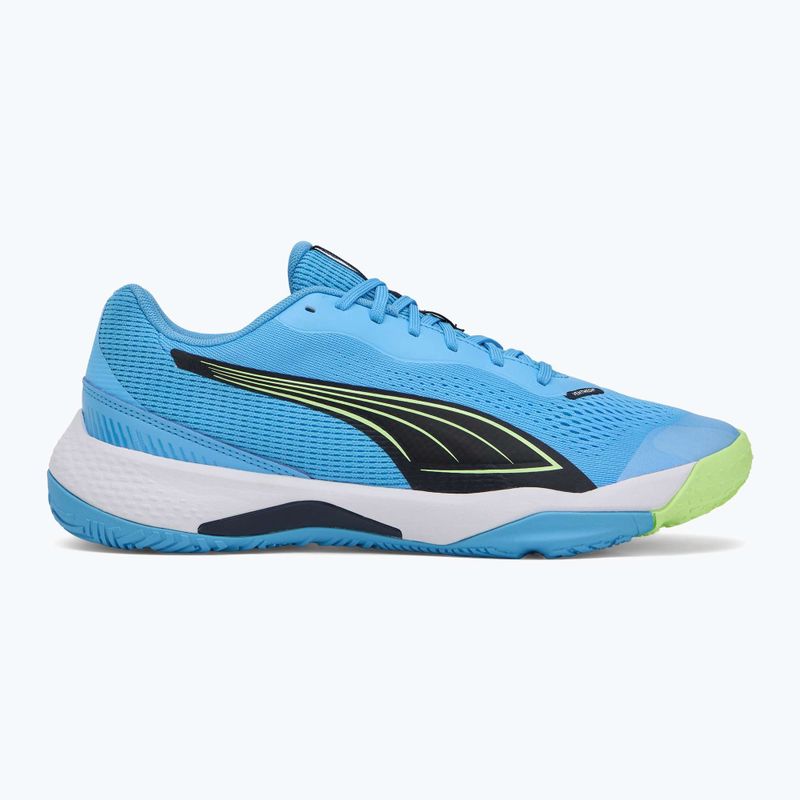Scarpe sportive indoor da uomo PUMA Solarstrike III blu luminoso/club navy/mela frizzante 2