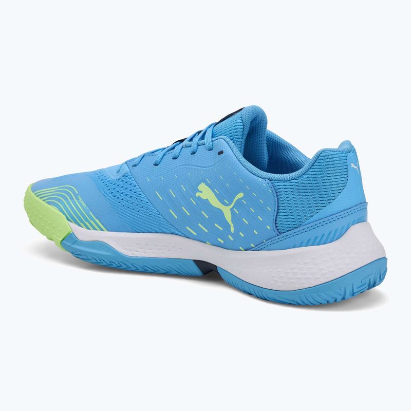 Scarpe sportive indoor da uomo PUMA Solarstrike III blu luminoso/club navy/mela frizzante 3