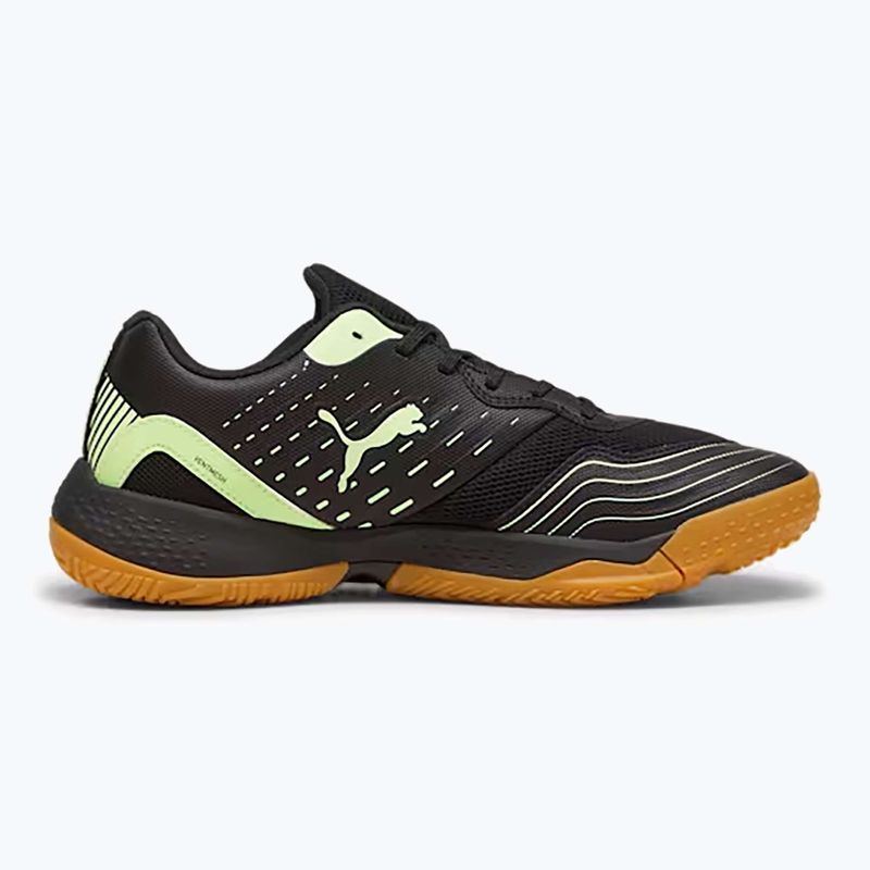 PUMA Solarflash III scarpa sportiva indoor puma nero/mela frizzante 10