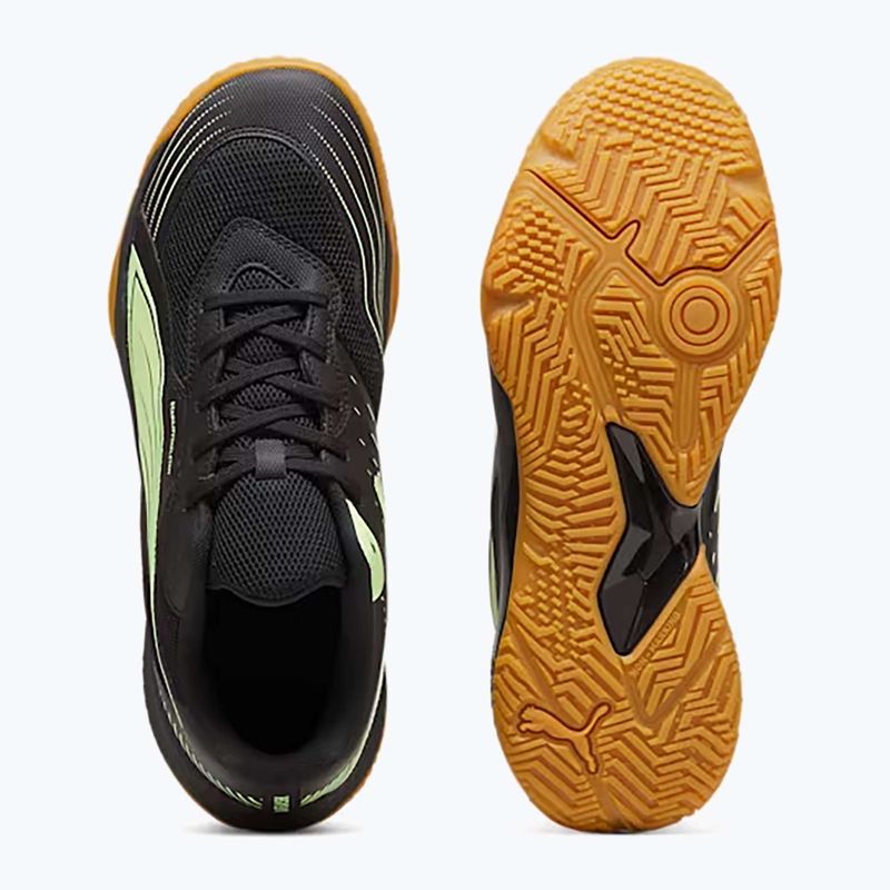 PUMA Solarflash III scarpa sportiva indoor puma nero/mela frizzante 11